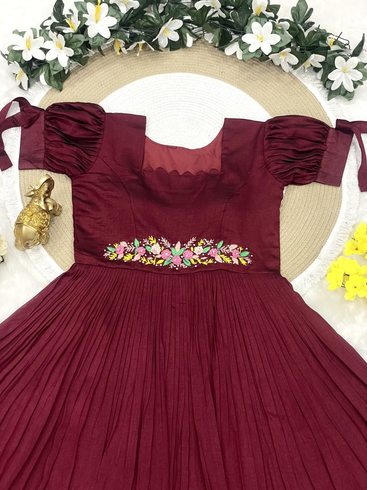 Ladies Comfortable Printed Daily Wear Gown